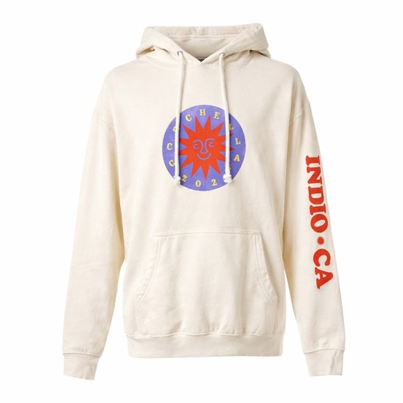 Coachella Tops - Coachella 2022 Festival Hoodie Sweatshirt Hooded Collectors Official Merchandise